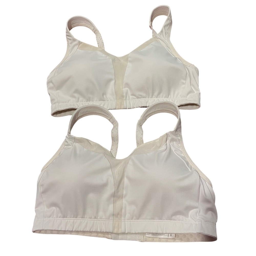 Moving Comfort Maia Sports Bra 2 Pack White High Impact 34CD-36C M/M